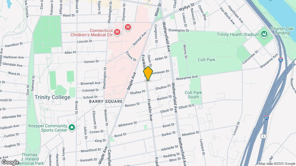 98 Franklin Ave Map and Location Details