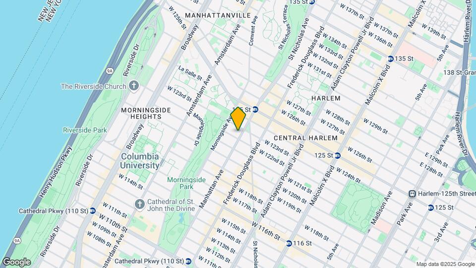 539 Manhattan Ave Map and Location Details