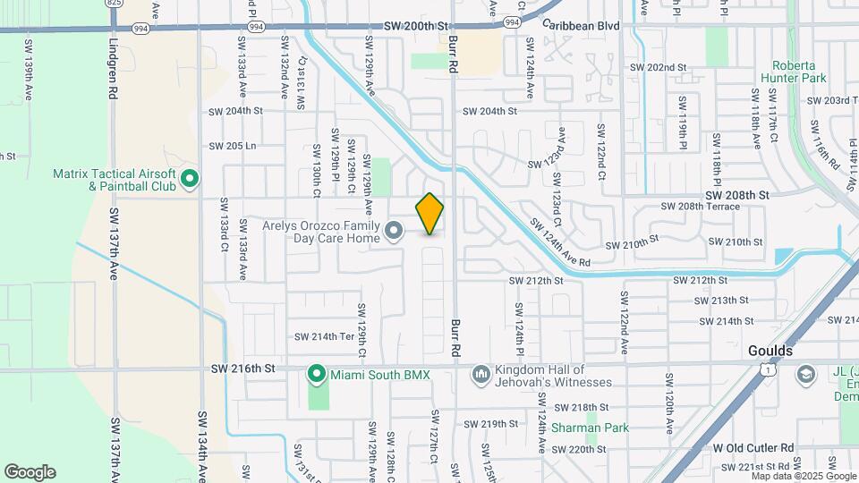 12757 SW 210th Ter Map and Location Details