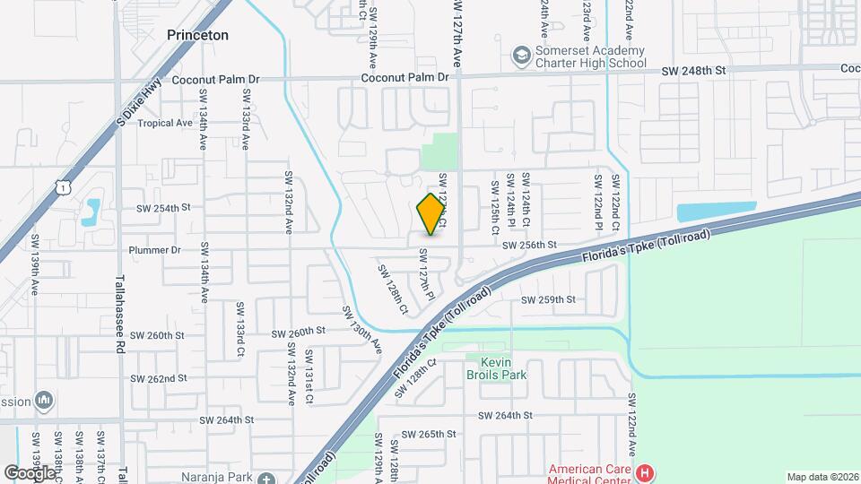 12751 SW 256th St Map and Location Details