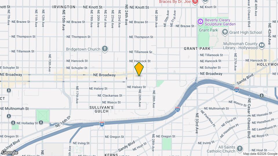 1607 NE 26th Ave Map and Location Details