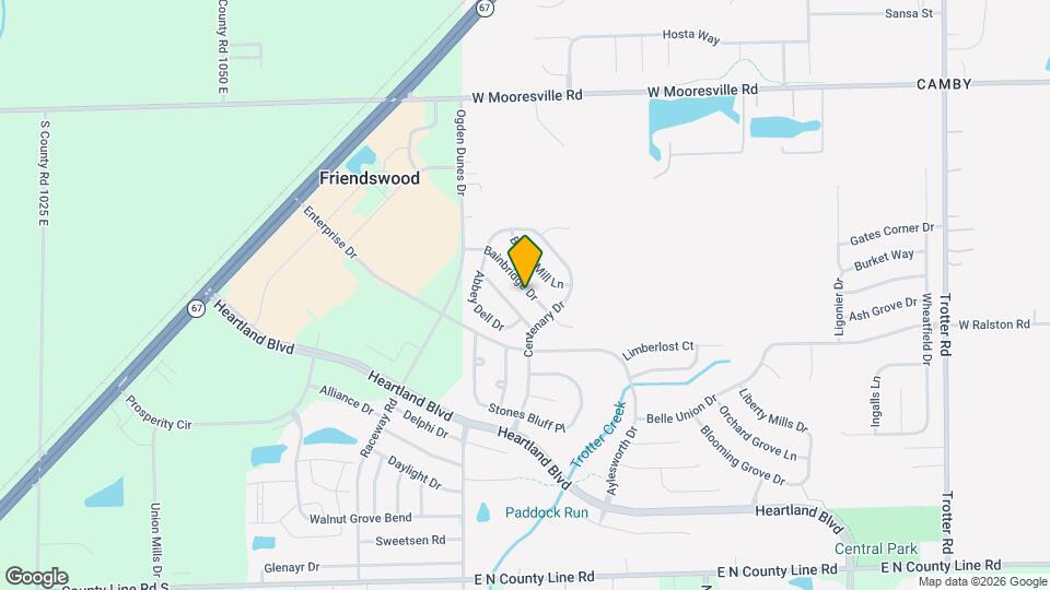 9165 Bainbridge Dr Map and Location Details