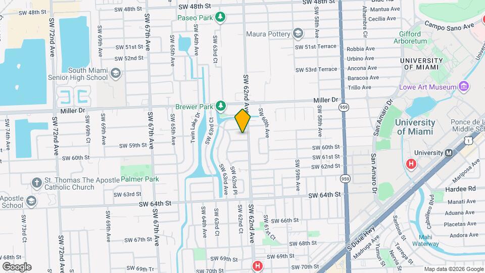 6225 SW 59th St Map and Location Details