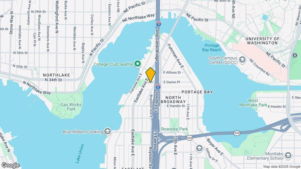 2921A Franklin Ave E, Unit The Eastlake Perch Mapa y Detalles de la Ubicación