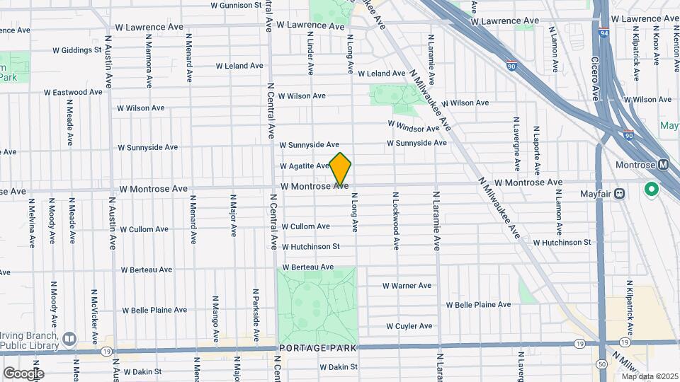 5427 W Montrose Ave Map and Location Details