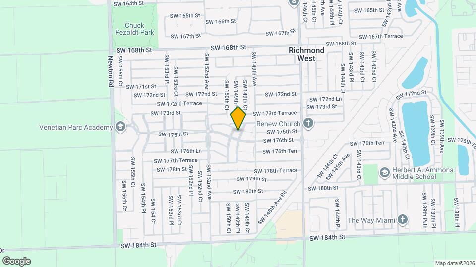 17514 SW 149th Pl Mapa y Detalles de la Ubicación