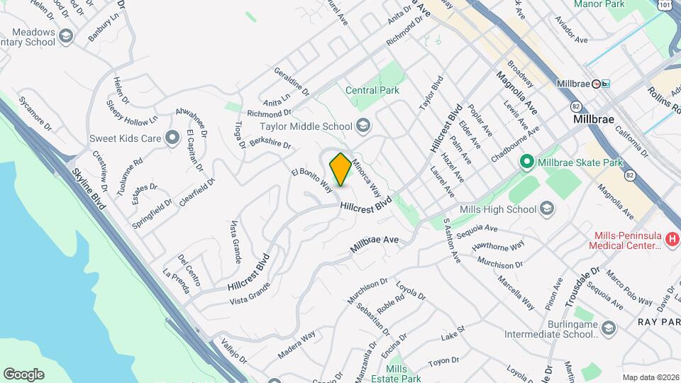 130 El Bonito Way Map and Location Details