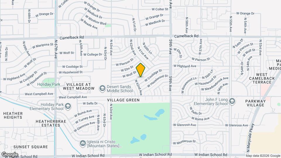 6165 W Highland Ave Map and Location Details