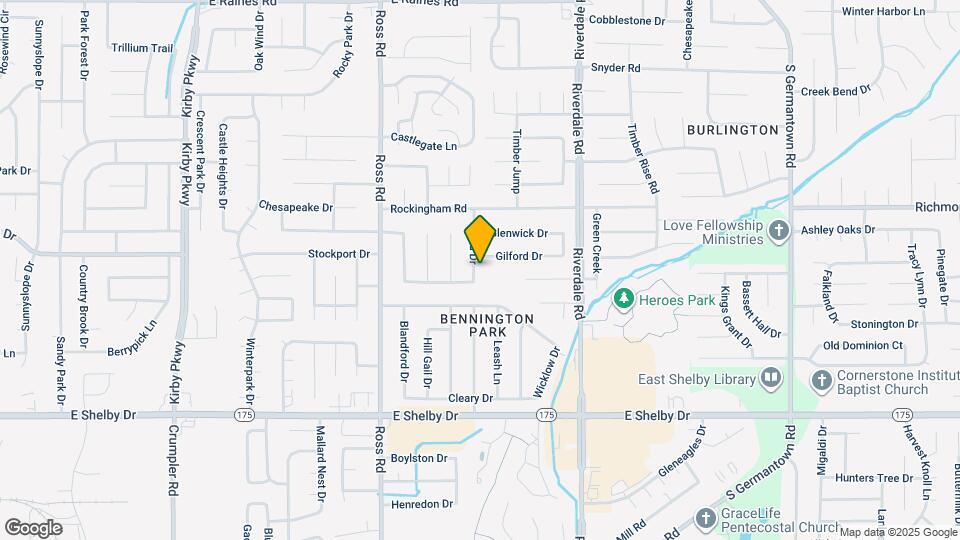 4504 Laird Dr Map and Location Details