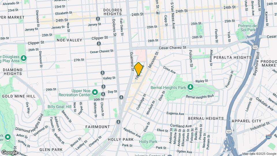 159 Tiffany Ave Mapa y Detalles de la Ubicación