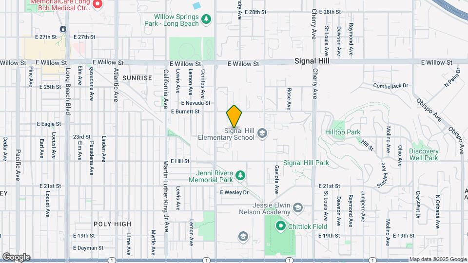 1357 E 23rd St Map and Location Details