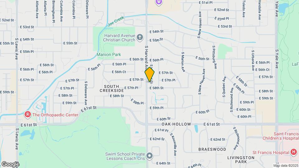 5718 S Harvard Ct Map and Location Details