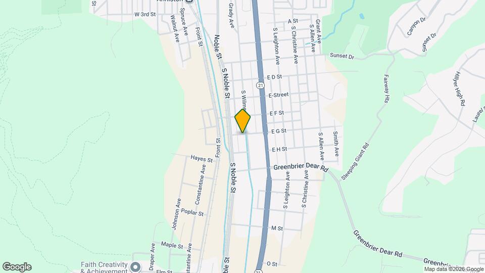 28 E G St Map and Location Details