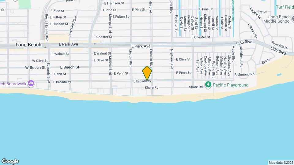 458 E Broadway Map and Location Details