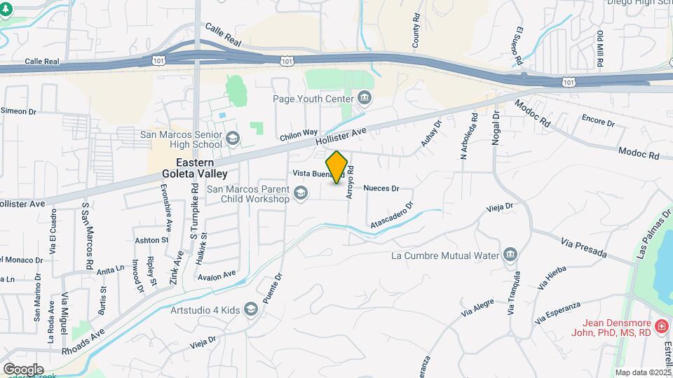 4609 Vista Buena Rd, Unit ground floor apt Map and Location Details