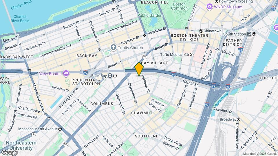 1 Saint Charles St, Unit G Mapa y Detalles de la Ubicación