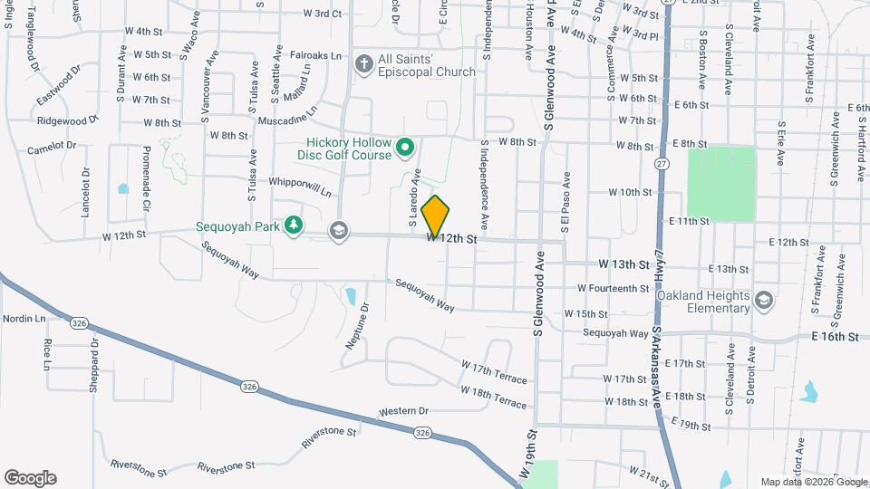 1009-1023 W 12th St Map and Location Details