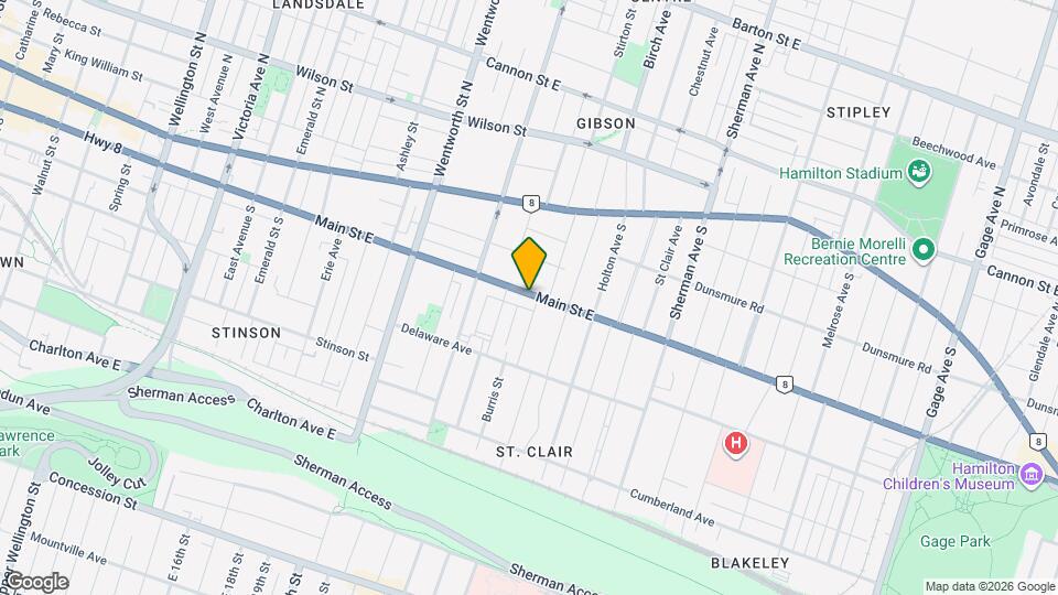 630 Main St E Map and Location Details