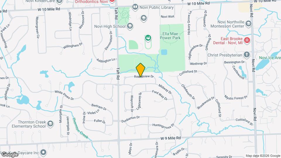 45077 Roundview Dr Mapa y Detalles de la Ubicación