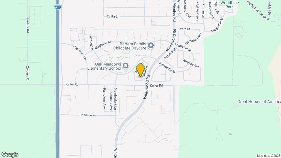 33793 Salvia Ln Mapa y Detalles de la Ubicación