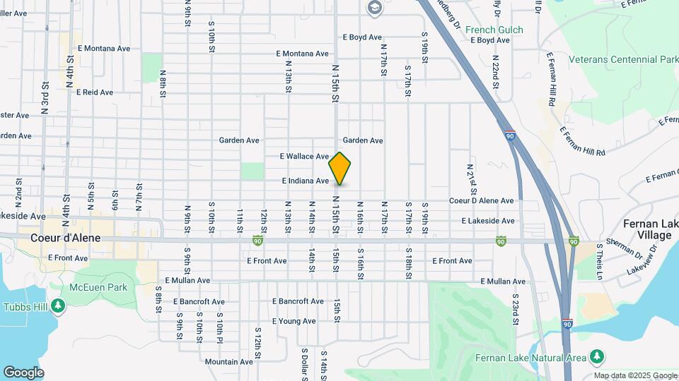 314 N 15th St Map and Location Details