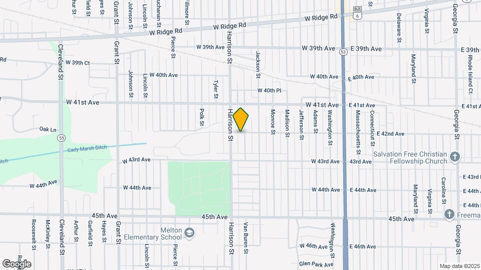 4200 Van Buren St Map and Location Details