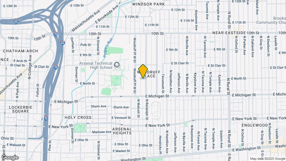624 Woodruff Place Middle Dr Map and Location Details