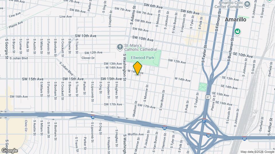 1408 S Madison St Map and Location Details