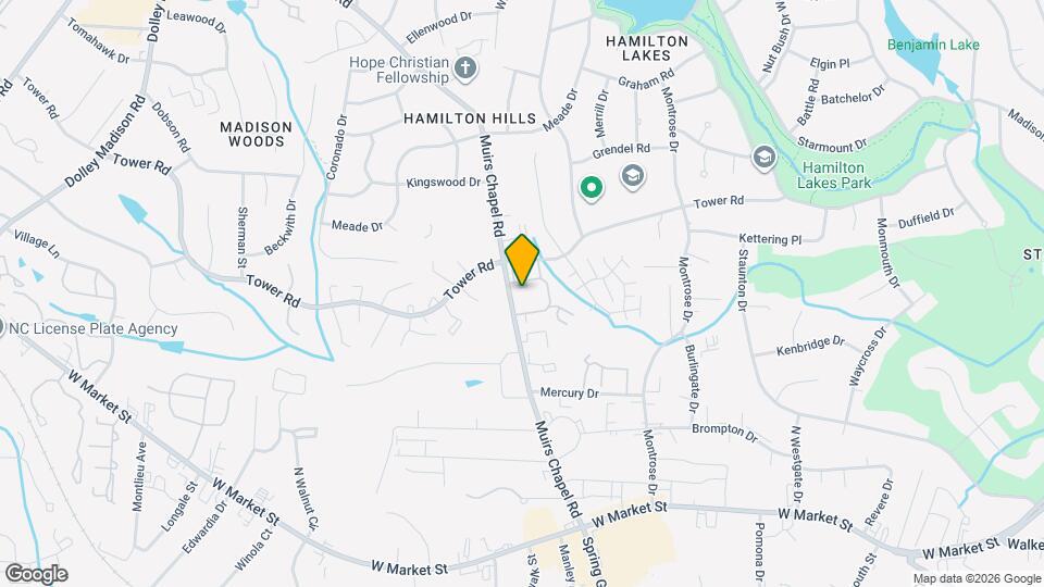 422 Muirs Chapel Rd Map and Location Details