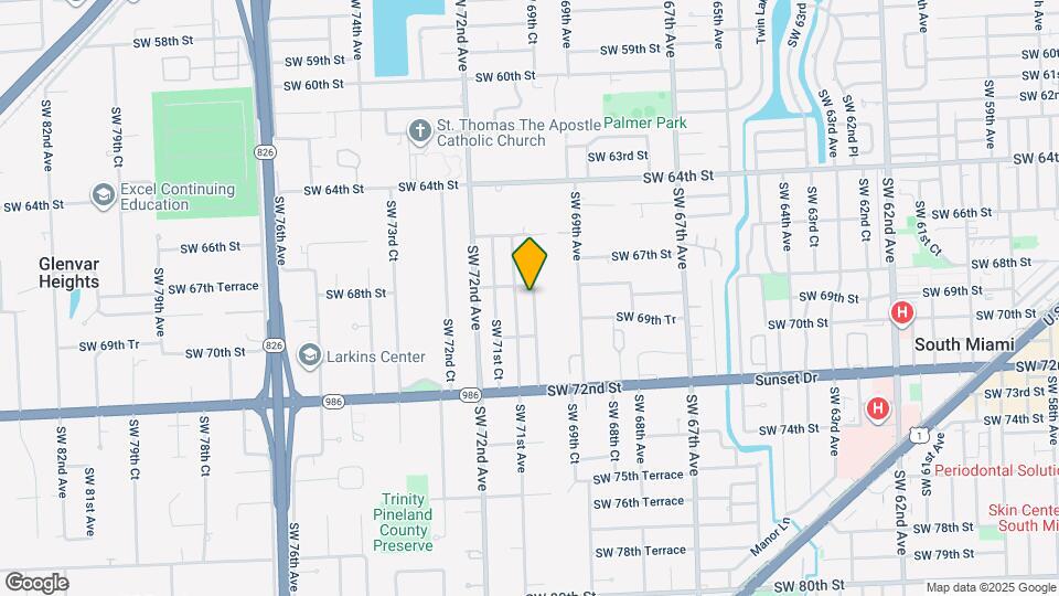 6810 SW 70th Ave Map and Location Details