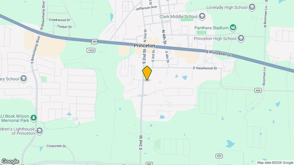 251 S 2nd St Map and Location Details