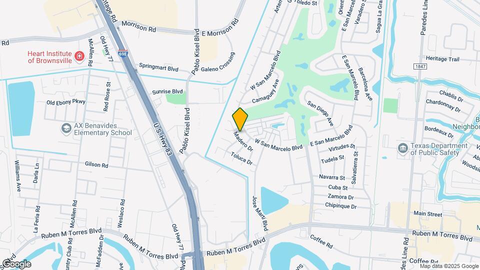2073 Madero Dr Map and Location Details