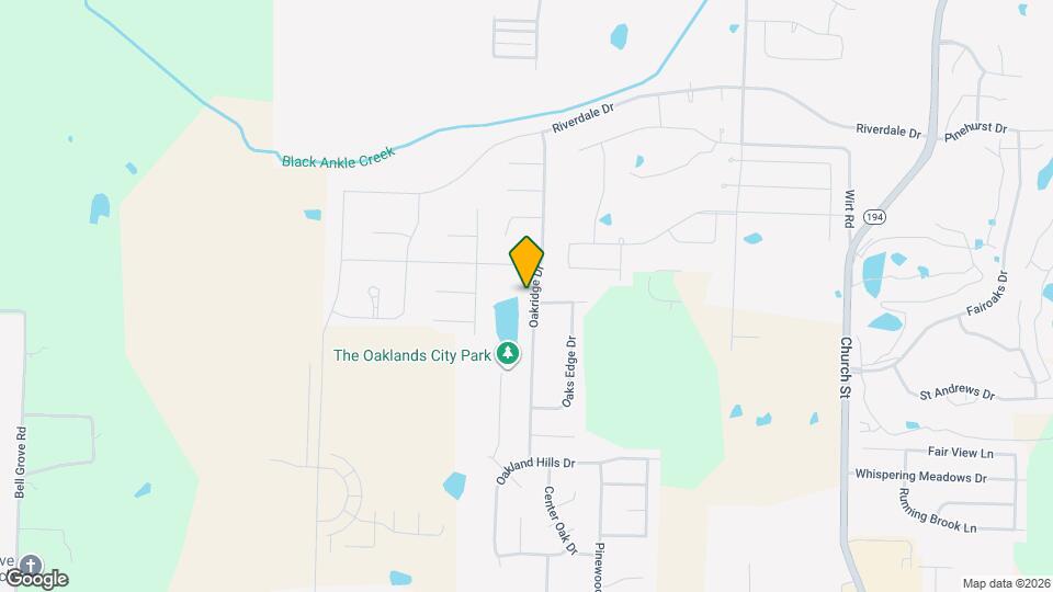 365 Oakridge Dr Map and Location Details