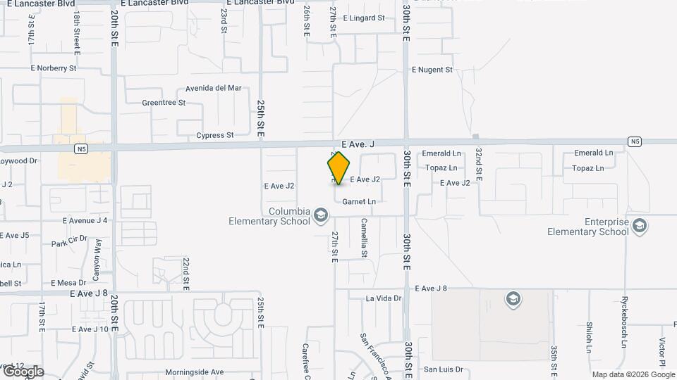 44248 27th St E Mapa y Detalles de la Ubicación
