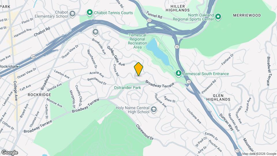 5020 Golden Gate Ave Map and Location Details