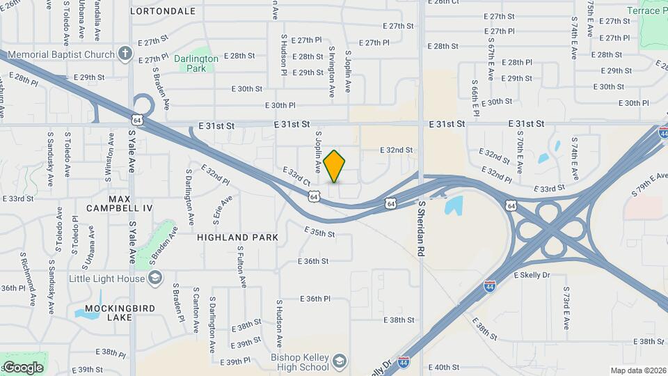 5958 E 33rd Ct Map and Location Details