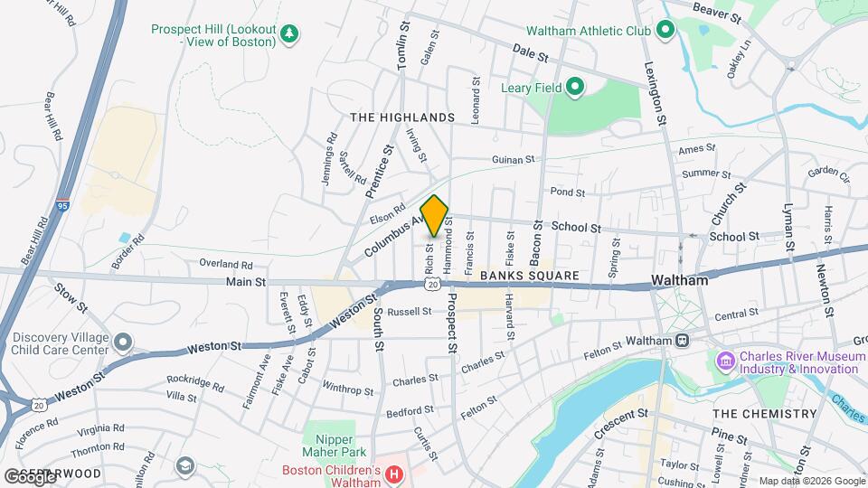 41 Rich St, Unit 2 Map and Location Details