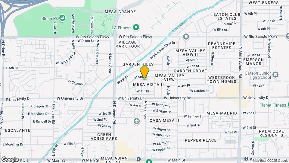 1810 W 5th St Map and Location Details