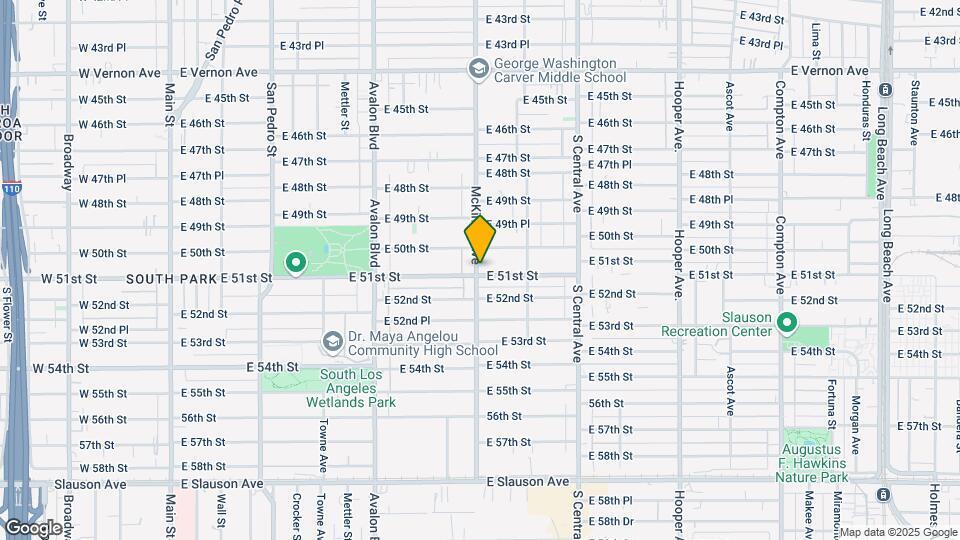851-853 E 51st St Map and Location Details