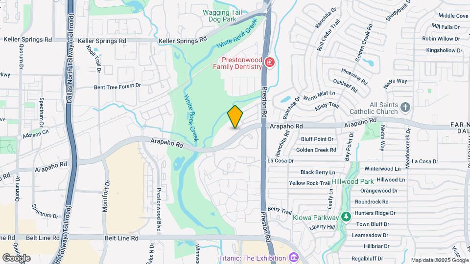 5981 Arapaho Rd, Unit 305 Map and Location Details