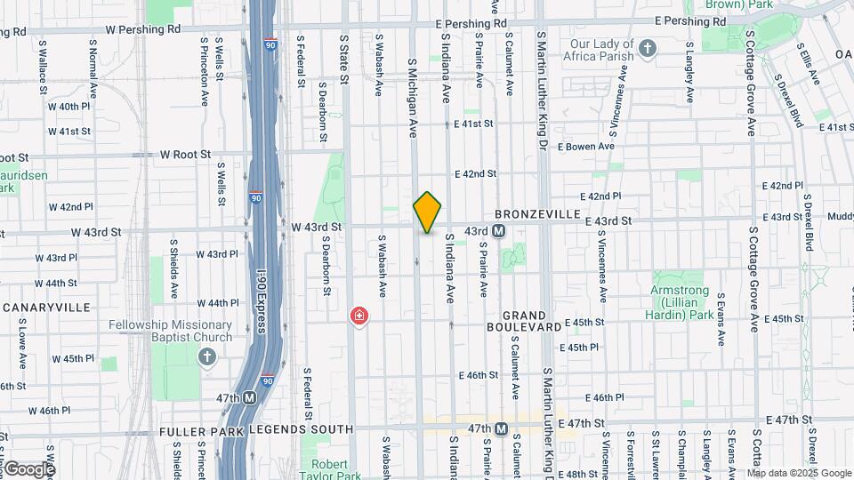 4317 S Michigan Ave Map and Location Details