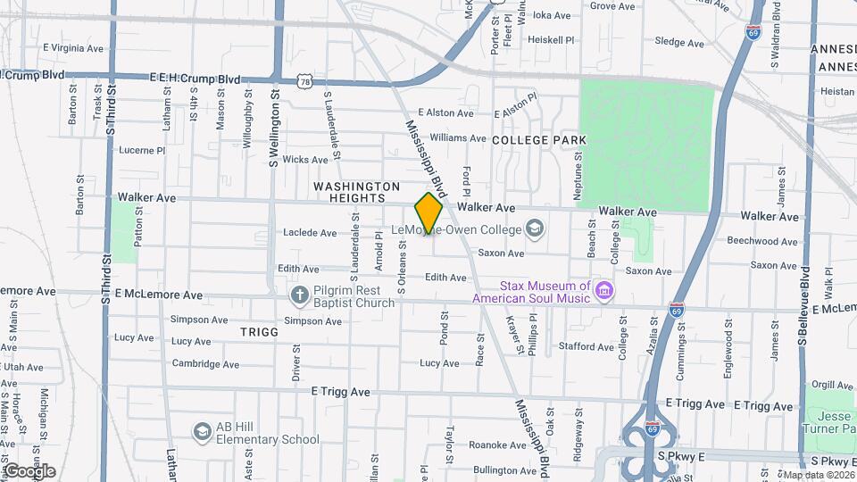 1061 Shaw Pl Map and Location Details