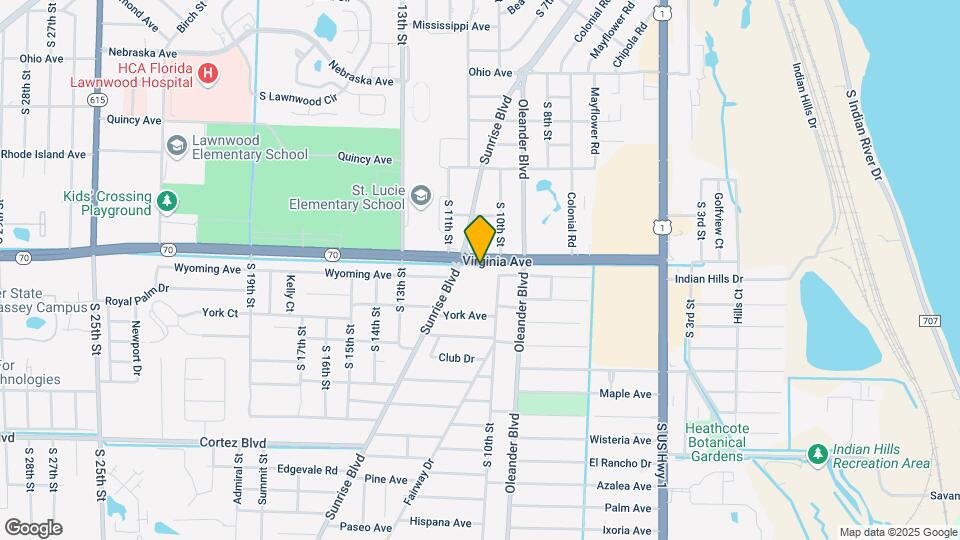 2302 Sunrise Blvd Mapa y Detalles de la Ubicación