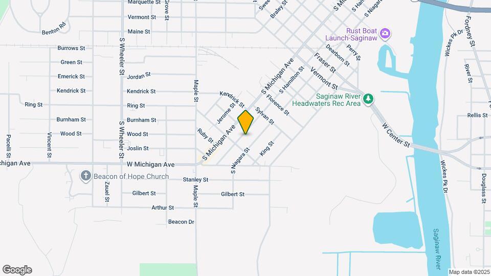 2262 S Hamilton St Map and Location Details