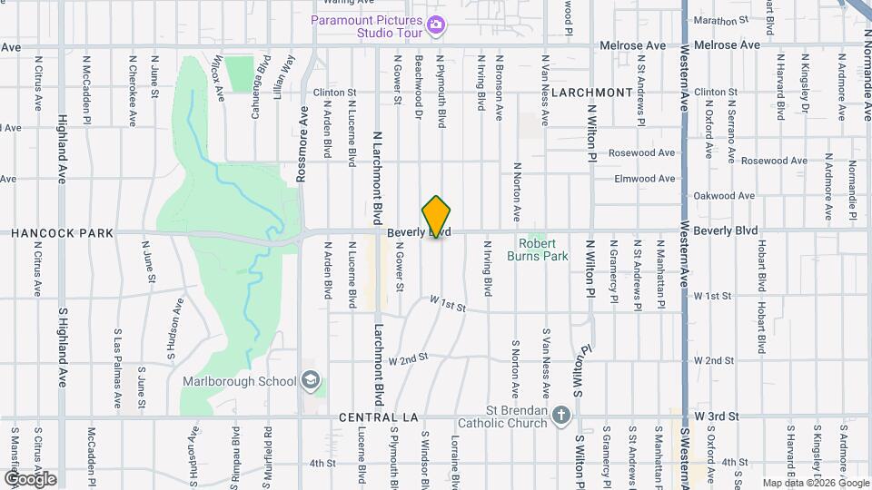 235 N Plymouth Blvd Map and Location Details