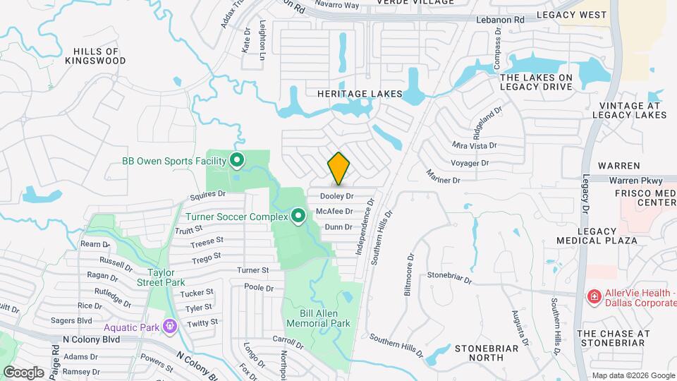 6042 Dooley Dr Map and Location Details