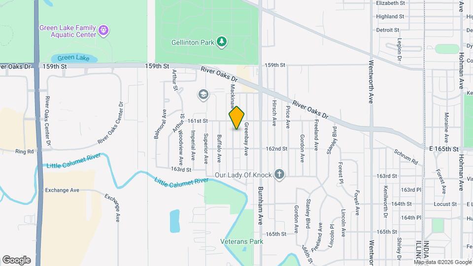 1317 Mackinaw Ave Map and Location Details