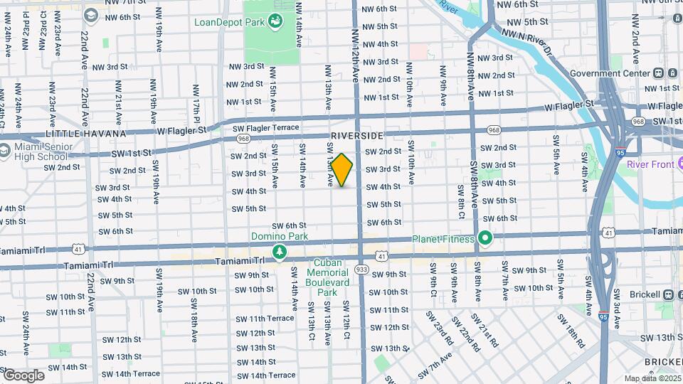1250 SW 4th St Mapa y Detalles de la Ubicación