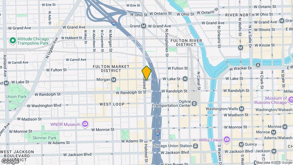 175 N Halsted St Map and Location Details
