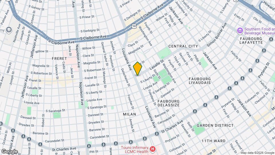 2335 Louisiana Ave Mapa y Detalles de la Ubicación